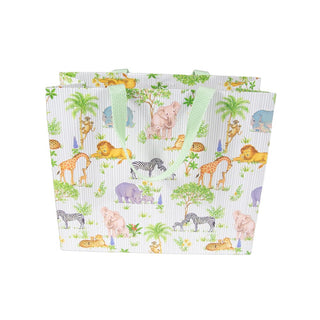 Caspari Safari Baby Large Gift Bags - 1 Each 10049B3