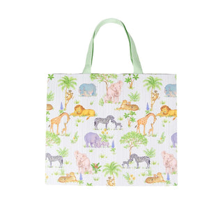 Caspari Safari Baby Large Gift Bags - 1 Each 10049B3