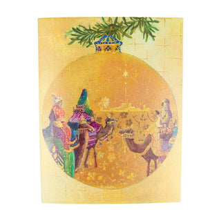 Caspari Three Kings Ornament Boxed Christmas Cards - 15 Christmas Cards & 15 Envelopes 101237