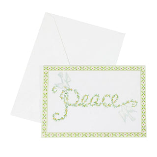 Caspari Peace Doves Boxed Christmas Cards - 15 Cards & 15 Envelopes 102107