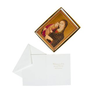 Caspari Madonna And Child Boxed Christmas Cards - 15 Cards and 15 Envelopes 102203