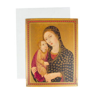 Caspari Madonna And Child Boxed Christmas Cards - 15 Cards and 15 Envelopes 102203