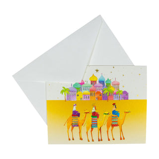 Caspari We Three Kings Mini Boxed Christmas Cards - 15 Christmas Cards & 15 Envelopes 103004