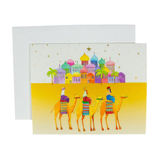 Caspari We Three Kings Mini Boxed Christmas Cards - 15 Christmas Cards & 15 Envelopes 103004