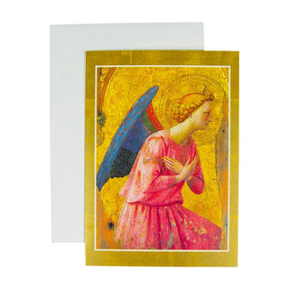 Caspari Adoration Of An Angel Small Boxed Christmas Cards - 15 Christmas Cards & 15 Envelopes 103106