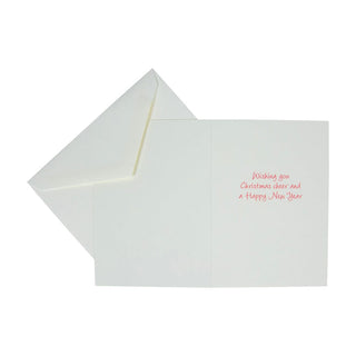 Caspari Zooey Christmas Small Boxed Christmas Cards - 15 Christmas Cards & 15 Envelopes 103116