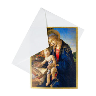 Caspari Madonna Of The Book Boxed Christmas Cards - 15 Christmas Cards & 15 Envelopes 103213