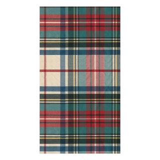 Caspari Dress Stewart Tartan Paper Guest Towel Napkins - 15 Per Package 16220G