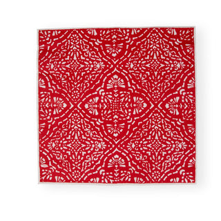 Caspari Annika Paper Luncheon Napkins in Red - 20 Per Package 17300L