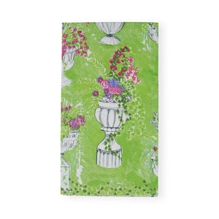 Caspari Jardin De Luxembourg Guest Towel Napkins - 15 Per Package 17420G