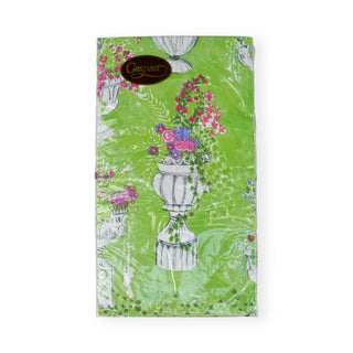 Caspari Jardin De Luxembourg Guest Towel Napkins - 15 Per Package 17420G