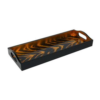 Caspari Go Wild Lacquer Bar Tray - 20X8 17520LQBAR