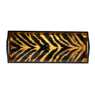 Caspari Go Wild Lacquer Bar Tray - 20X8 17520LQBAR