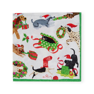 Caspari Christmas Mischief Cocktail Napkins - 20 Per Package 17640C