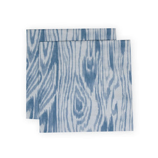 Caspari Woodgrain Stone Blue Napkin Dinner - 20 Per Package 17751D