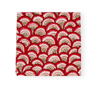 Caspari Pontchartrain Scallop Red Luncheon Napkins - 20 Per Package 17790L