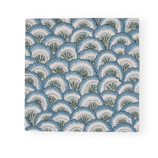 Caspari Pontchartrain Scallop Blue Luncheon Napkins - 20 Per Package 17791L