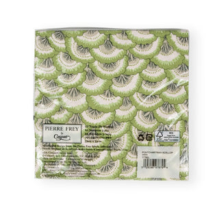 Caspari Pontchartrain Scallop Green Luncheon Napkins - 20 Per Package 17792L