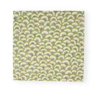 Caspari Pontchartrain Scallop Green Luncheon Napkins - 20 Per Package 17792L