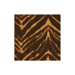 Caspari Go Wild Brown Cocktail Napkins - 20 Per Package 17800C