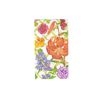 Caspari Floral Trellis Guest Towel Napkins - 15 Per Package 17830G