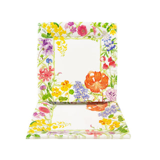 Caspari Floral Trellis Salad & Dessert Plates - 8 Per Package 17830SP