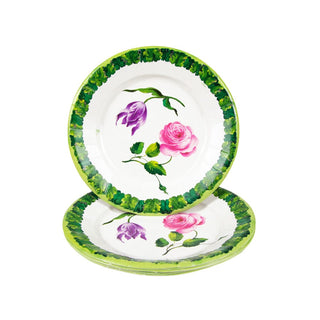 Caspari Sceaux Chic Salad & Dessert Plates - 8 Per Package 17850SP