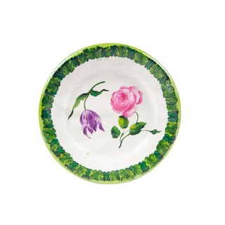 Caspari Sceaux Chic Salad & Dessert Plates - 8 Per Package 17850SP