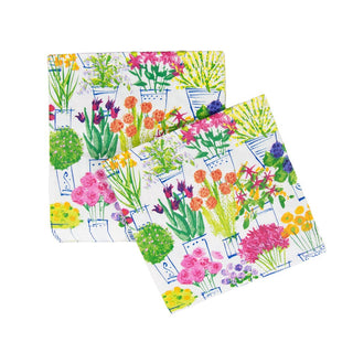 Caspari Flower Market Luncheon Napkins - 20 Per Package 17910L