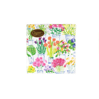 Caspari Flower Market Luncheon Napkins - 20 Per Package 17910L