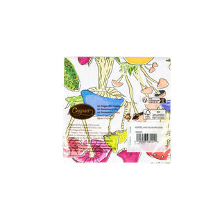 Caspari Woodland Mushrooms Cocktail Napkins - 20 Per Package 18000C