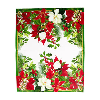 Caspari Christmas Garden Guest Towel Napkins - 15 Per Package 18070G