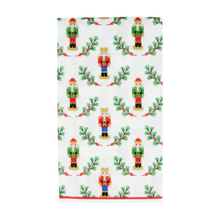 Caspari Little Nutcracker Guest Towel Napkins - 15 Per Package 18120G