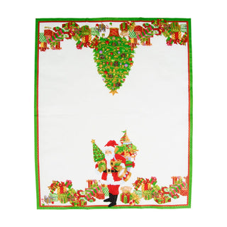 Caspari Mr. Claus Guest Towel Napkins - 15 Per Package 18130G