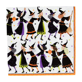 Caspari Witches Conga Line Luncheon Napkins - 20 Per Package 18270L