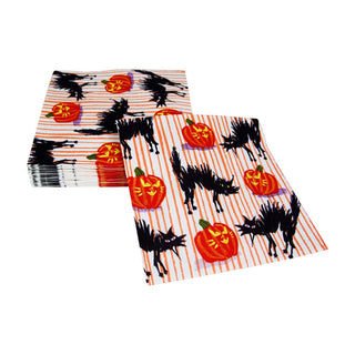 Caspari Halloween Cats Luncheon Napkins - 20 Per Package 18280L