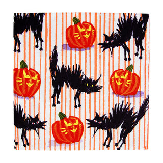 Caspari Halloween Cats Luncheon Napkins - 20 Per Package 18280L