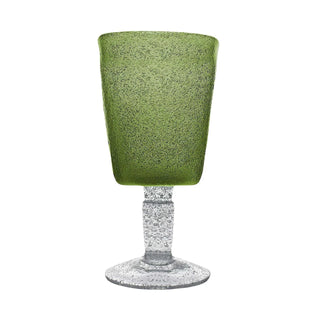 Memento Wine Goblet in Olive Green - Set of 4 18412X4