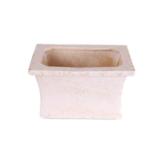 Avala White Porcelain Planter - 7" 18993