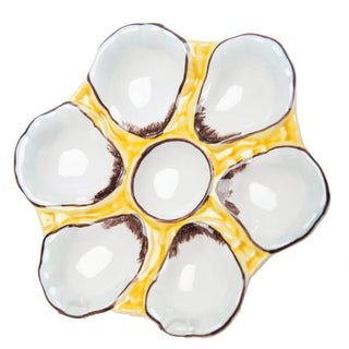 Abigails Oyster Plate - Yellow 19735