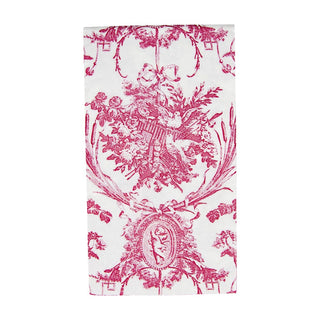 Caspari Romantic Toile Rose Guest Towel Napkins - 15 Per Package 3301G