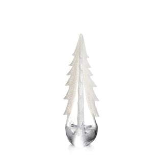 Simon Pearce Snowy Branches Evergreen Glass Tree 16" - 1 Each 613580038921