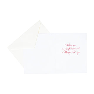 Caspari Kissing Ball Mini Boxed Christmas Cards - 15 Christmas Cards and Envelopes per Box 89022