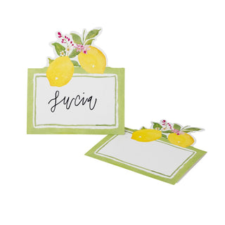 Caspari Limoncello Place Cards - 8 Per Package 93903P