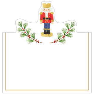 Caspari Little Nutcracker Foil Place Cards - 8 Per Package 94912P