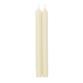 Caspari Straight Taper 10" Candles in Ivory - 2 Candles Per Package, 3 Packages Included CA01.2X3