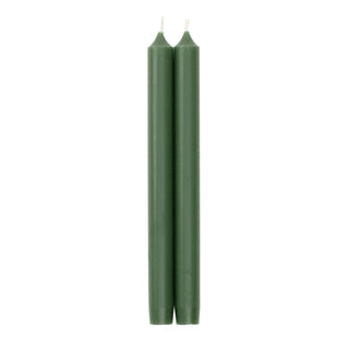 Caspari Straight Taper 10" Candles in Hunter Green - 2 Candles Per Package, 6 Packages Included CA13.2X6