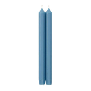 Caspari Straight Taper 10" Candles in Parisian Blue - 2 Candles Per Package, 3 Packages Included CA39.2X3