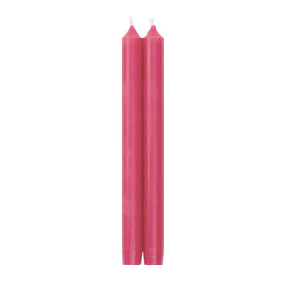 Caspari Straight Taper 10" Candles in Fuchsia - 2 Candles Per Package, 6 Packages Included CA50.2X6