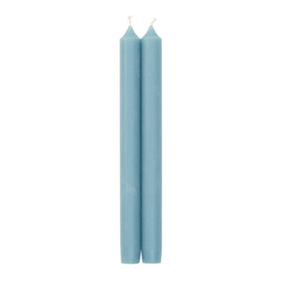 Caspari Straight Taper 10" Candles in Stone Blue - 2 Candles Per Package, 3 Packages Included CA82.2X3